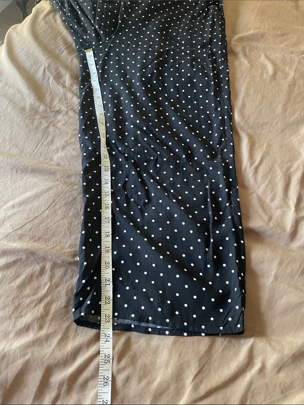 OLD NAVY Black Polka Dot Wide-Leg Jumpsuit - Picture 7 of 9
